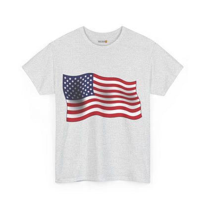 United States of America Flag Unisex Heavy Cotton Tee