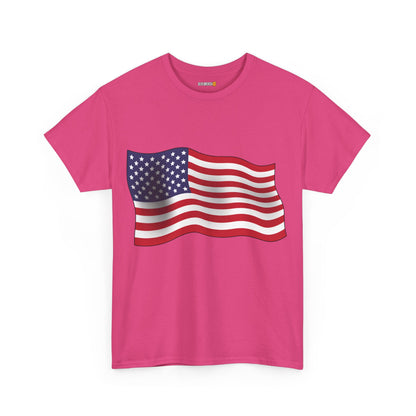 United States of America Flag Unisex Heavy Cotton Tee