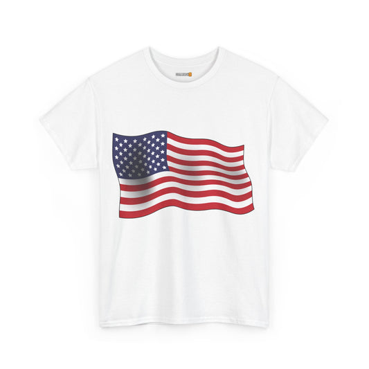 United States of America Flag Unisex Heavy Cotton Tee