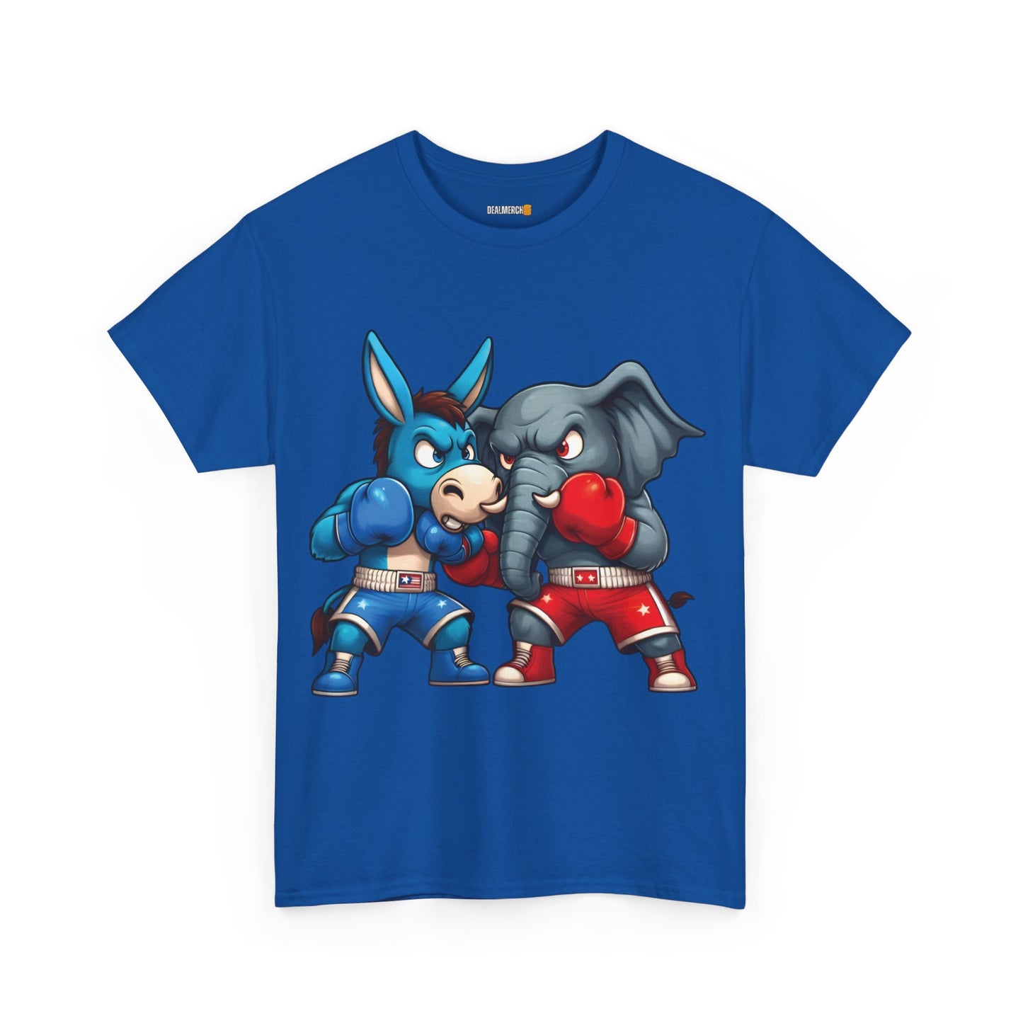 Donkey vs Elephant Unisex Heavy Cotton Tee