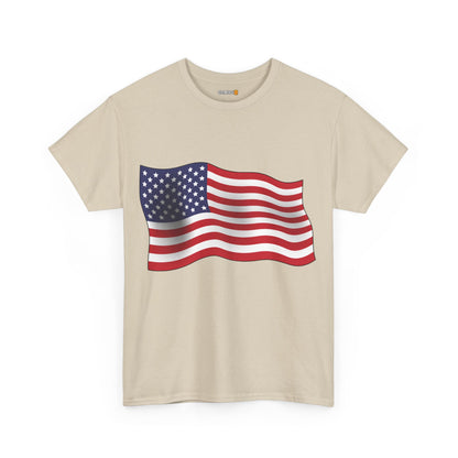 United States of America Flag Unisex Heavy Cotton Tee