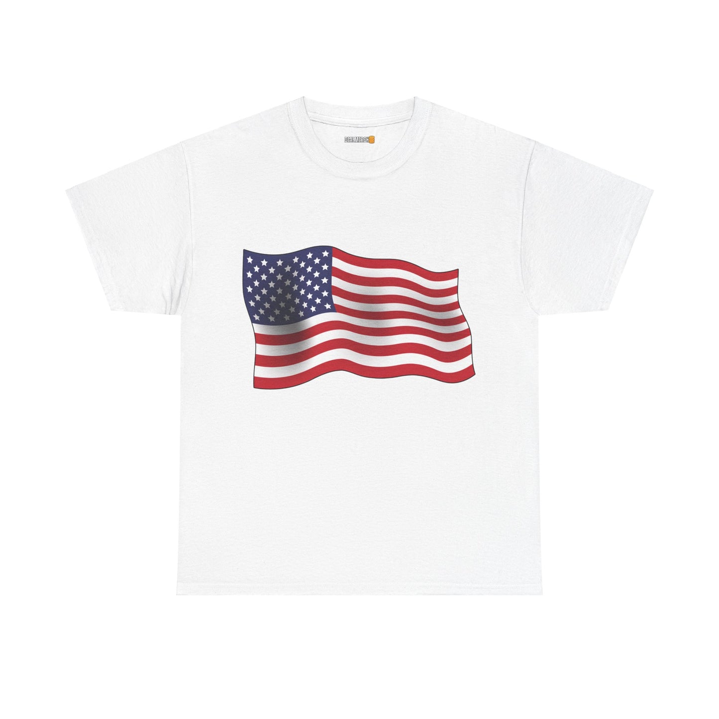 United States of America Flag Unisex Heavy Cotton Tee